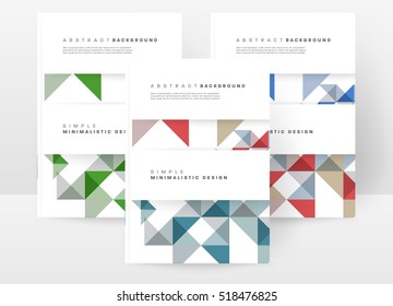 Geometric background Template for covers, flyers, banners, posters and placards, may be used for presentations and books, EPS10 vector illustration