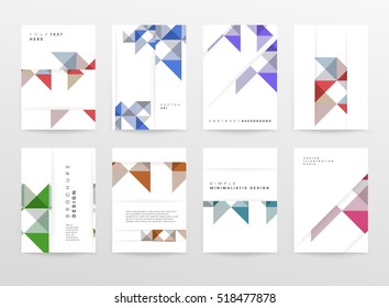 Geometric background Template for covers, flyers, banners, posters and placards, may be used for presentations and books, EPS10 vector illustration
