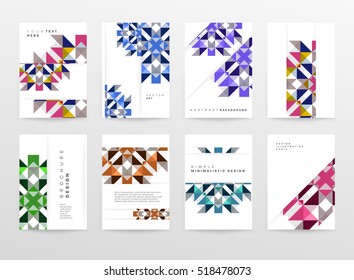 Geometric background Template for covers, flyers, banners, posters and placards, may be used for presentations and books, EPS10 vector illustration