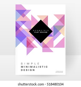 Geometrische Hintergrundvorlage für Cover, Flyer, Banner, Poster und Plakate, kann für Präsentationen und Bücher verwendet werden, EPS10 Vektorgrafik