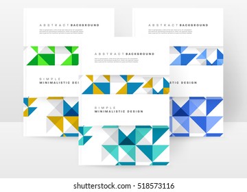 Geometric background Template for covers, flyers, banners, posters and placards, may be used for presentations and books, EPS10 vector illustration
