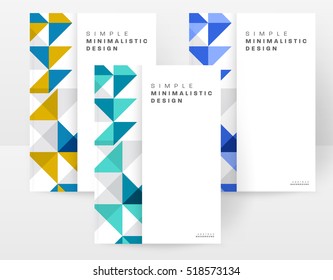 Geometric background Template for covers, flyers, banners, posters and placards, may be used for presentations and books, EPS10 vector illustration