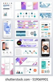 Geometric background Template for covers, flyers, banners, posters and placards, may be used for presentations and books, EPS10 vector illustration