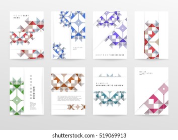 Geometric background Template for covers, flyers, banners, posters and placards, may be used for presentations and books, EPS10 vector illustration