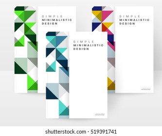 Geometric background Template for covers, flyers, banners, posters and placards, may be used for presentations and books, EPS10 vector illustration