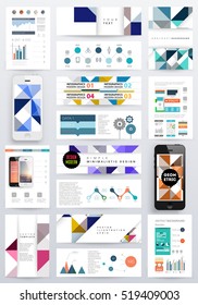 Geometric background Template for covers, flyers, banners, posters and placards, may be used for presentations and books, EPS10 vector illustration