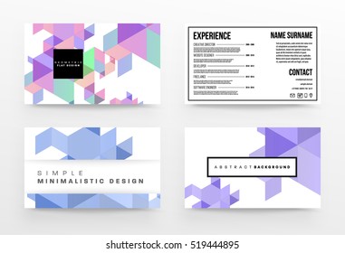 Geometric background Template for covers, flyers, banners, posters and placards, may be used for presentations and books, EPS10 vector illustration