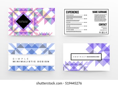 Geometric background Template for covers, flyers, banners, posters and placards, may be used for presentations and books, EPS10 vector illustration