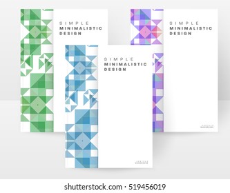 Geometric background Template for covers, flyers, banners, posters and placards, may be used for presentations and books, EPS10 vector illustration