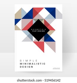 Geometric background Template for covers, flyers, banners, posters and placards, may be used for presentations and books, EPS10 vector illustration