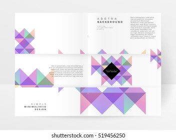 Geometric background Template for covers, flyers, banners, posters and placards, may be used for presentations and books, EPS10 vector illustration