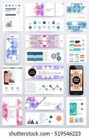 Plantilla de fondo geométrico para cubiertas, volantes, pancartas, carteles y carteles, puede utilizarse para presentaciones y libros, ilustración vectorial EPS10