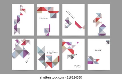 Geometrische Hintergrundvorlage für Cover, Flyer, Banner, Poster und Plakate, kann für Präsentationen und Bücher verwendet werden, EPS10 Vektorgrafik