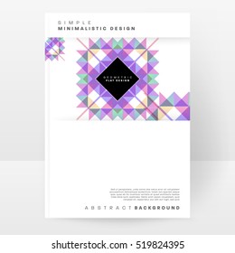 Geometric background Template for covers, flyers, banners, posters and placards, may be used for presentations and books, EPS10 vector illustration