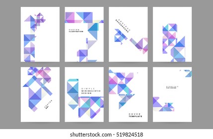 Geometric background Template for covers, flyers, banners, posters and placards, may be used for presentations and books, EPS10 vector illustration