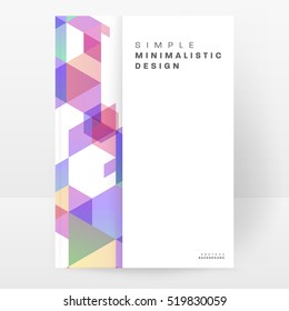 Geometric background Template for covers, flyers, banners, posters and placards, may be used for presentations and books, EPS10 vector illustration