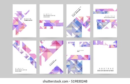 Geometric background Template for covers, flyers, banners, posters and placards, may be used for presentations and books, EPS10 vector illustration