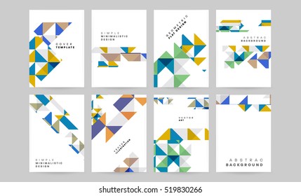 Geometrische Hintergrundvorlage für Cover, Flyer, Banner, Poster und Plakate, kann für Präsentationen und Bücher verwendet werden, EPS10 Vektorgrafik