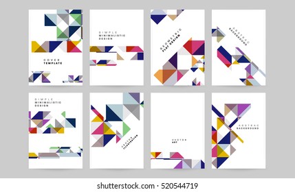 Geometric background Template for covers, flyers, banners, posters and placards, may be used for presentations and books, EPS10 vector illustration