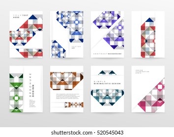 Geometric background Template for covers, flyers, banners, posters and placards, may be used for presentations and books, EPS10 vector illustration
