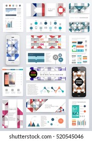 Geometric background Template for covers, flyers, banners, posters and placards, may be used for presentations and books, EPS10 vector illustration
