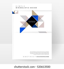 Geometrische Hintergrundvorlage für Cover, Flyer, Banner, Poster und Plakate, kann für Präsentationen und Bücher verwendet werden, EPS10 Vektorgrafik