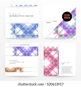 Geometric background Template for covers, flyers, banners, posters and placards, may be used for presentations and books, EPS10 vector illustration