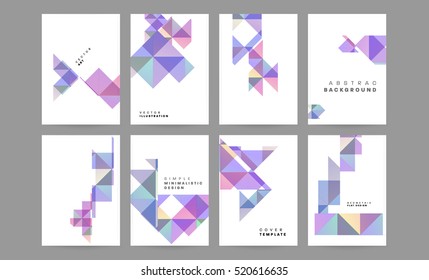 Geometric background Template for covers, flyers, banners, posters and placards, may be used for presentations and books, EPS10 vector illustration