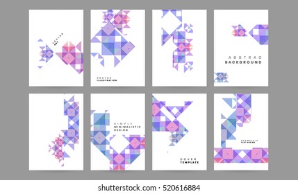 Geometric background Template for covers, flyers, banners, posters and placards, may be used for presentations and books, EPS10 vector illustration