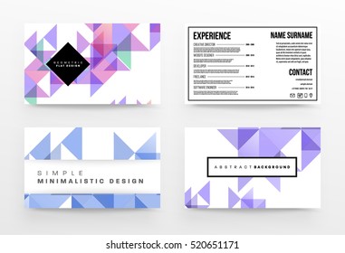 Geometrische Hintergrundvorlage für Cover, Flyer, Banner, Poster und Plakate, kann für Präsentationen und Bücher verwendet werden, EPS10 Vektorgrafik