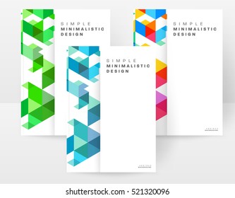 Plantilla de fondo geométrico para cubiertas, volantes, pancartas, carteles y carteles, puede utilizarse para presentaciones y libros, ilustración vectorial EPS10