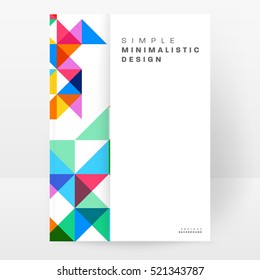 Geometric background Template for covers, flyers, banners, posters and placards, may be used for presentations and books, EPS10 vector illustration