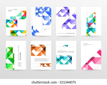 Geometric background Template for covers, flyers, banners, posters and placards, may be used for presentations and books, EPS10 vector illustration