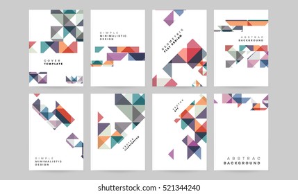 Geometric background Template for covers, flyers, banners, posters and placards, may be used for presentations and books, EPS10 vector illustration