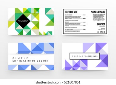 Geometric background Template for covers, flyers, banners, posters and placards, may be used for presentations and books, EPS10 vector illustration
