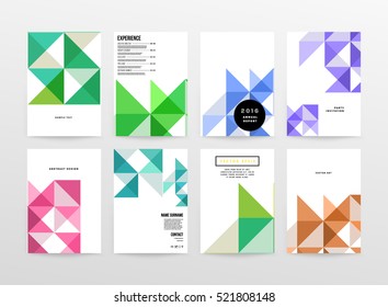 Geometric background Template for covers, flyers, banners, posters and placards, may be used for presentations and books, EPS10 vector illustration