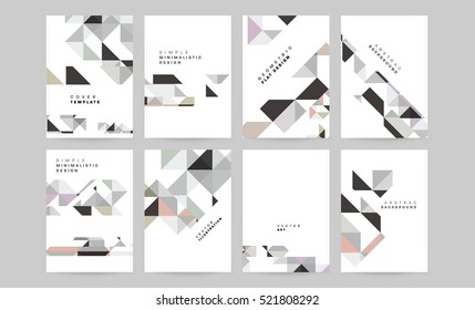 Geometric background Template for covers, flyers, banners, posters and placards, may be used for presentations and books, EPS10 vector illustration