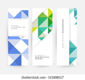 Plantilla de fondo geométrico para cubiertas, volantes, pancartas, carteles y carteles, puede utilizarse para presentaciones y libros, ilustración vectorial EPS10