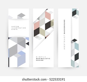 Geometric background Template for covers, flyers, banners, posters and placards, may be used for presentations and books, EPS10 vector illustration