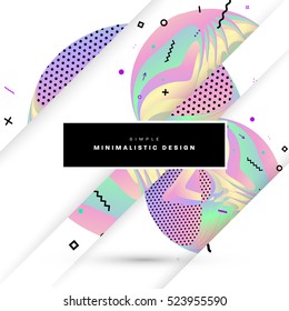 Plantilla de fondo geométrico para cubiertas, volantes, pancartas, carteles y carteles, puede utilizarse para presentaciones y libros, ilustración vectorial EPS10