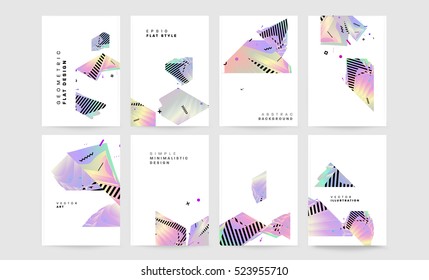 Geometric background Template for covers, flyers, banners, posters and placards, may be used for presentations and books, EPS10 vector illustration