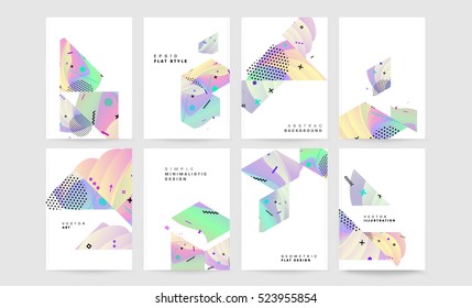 Geometrische Hintergrundvorlage für Cover, Flyer, Banner, Poster und Plakate, kann für Präsentationen und Bücher verwendet werden, EPS10 Vektorgrafik