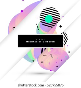 Geometric background Template for covers, flyers, banners, posters and placards, may be used for presentations and books, EPS10 vector illustration
