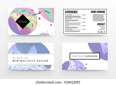 Geometric background Template for covers, flyers, banners, posters and placards, may be used for presentations and books, EPS10 vector illustration