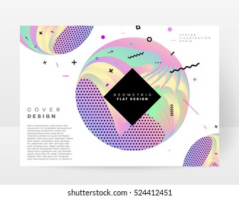 Plantilla de fondo geométrico para cubiertas, volantes, pancartas, carteles y carteles, puede utilizarse para presentaciones y libros, ilustración vectorial EPS10