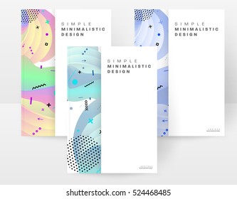 Plantilla de fondo geométrico para cubiertas, volantes, pancartas, carteles y carteles, puede utilizarse para presentaciones y libros, ilustración vectorial EPS10