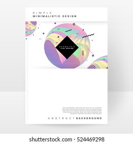 Geometric background Template for covers, flyers, banners, posters and placards, may be used for presentations and books, EPS10 vector illustration