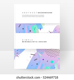 Plantilla de fondo geométrico para cubiertas, volantes, pancartas, carteles y carteles, puede utilizarse para presentaciones y libros, ilustración vectorial EPS10