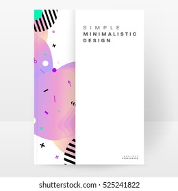 Geometrische Hintergrundvorlage für Cover, Flyer, Banner, Poster und Plakate, kann für Präsentationen und Bücher verwendet werden, EPS10 Vektorgrafik