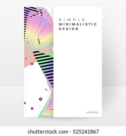 Geometric background Template for covers, flyers, banners, posters and placards, may be used for presentations and books, EPS10 vector illustration